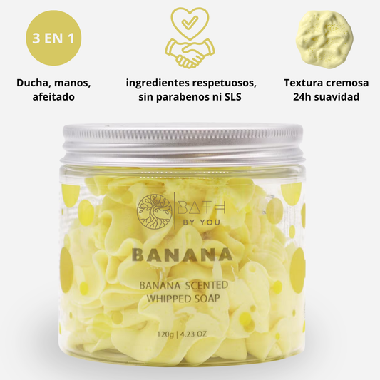 Jabón de Crema Batida- Plátano