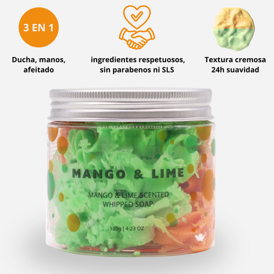 Jabón de Crema Batida-Mango y Lima