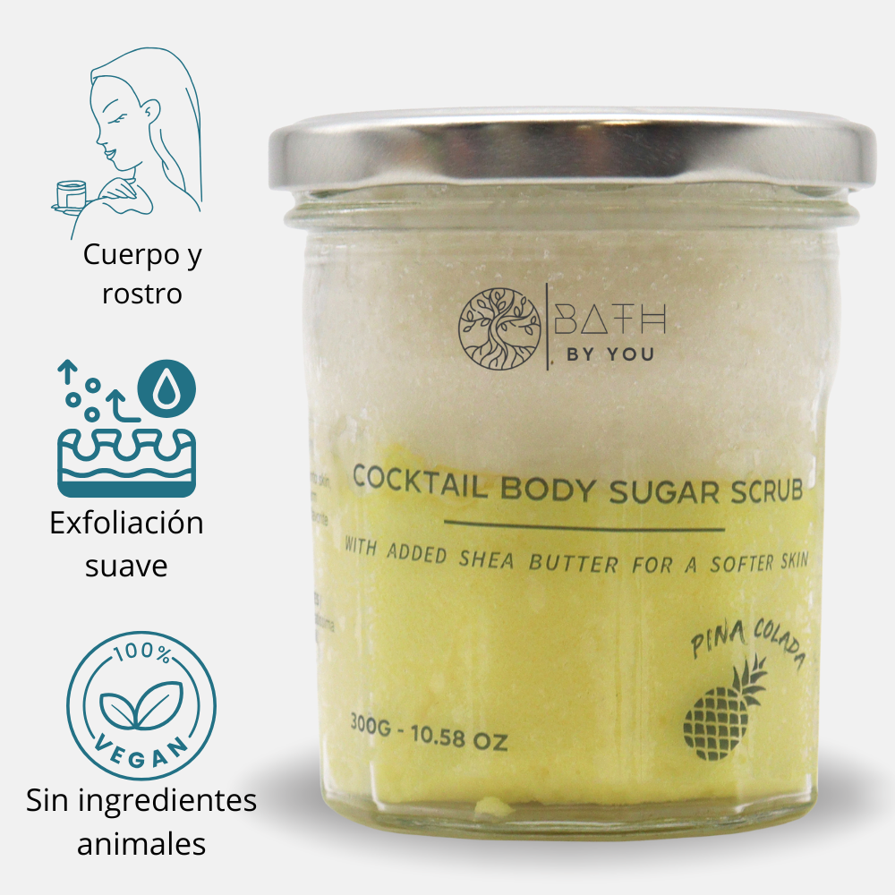 Exfoliantes Corporales de Azúcar - PIÑA COLADA