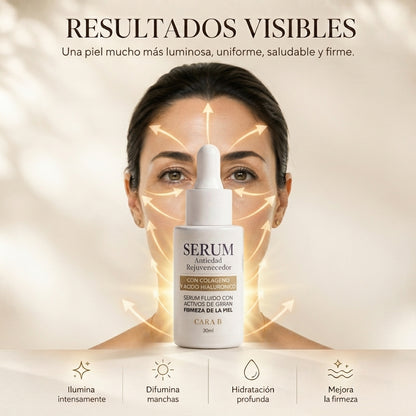 Sérum Tri-Antioxidante · Vitamina C + Ferúlico + Vitamina E