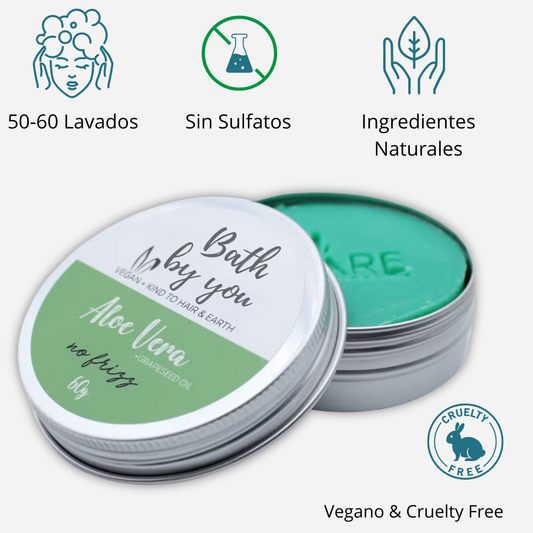 Champú sólido con aloe vera ecológico