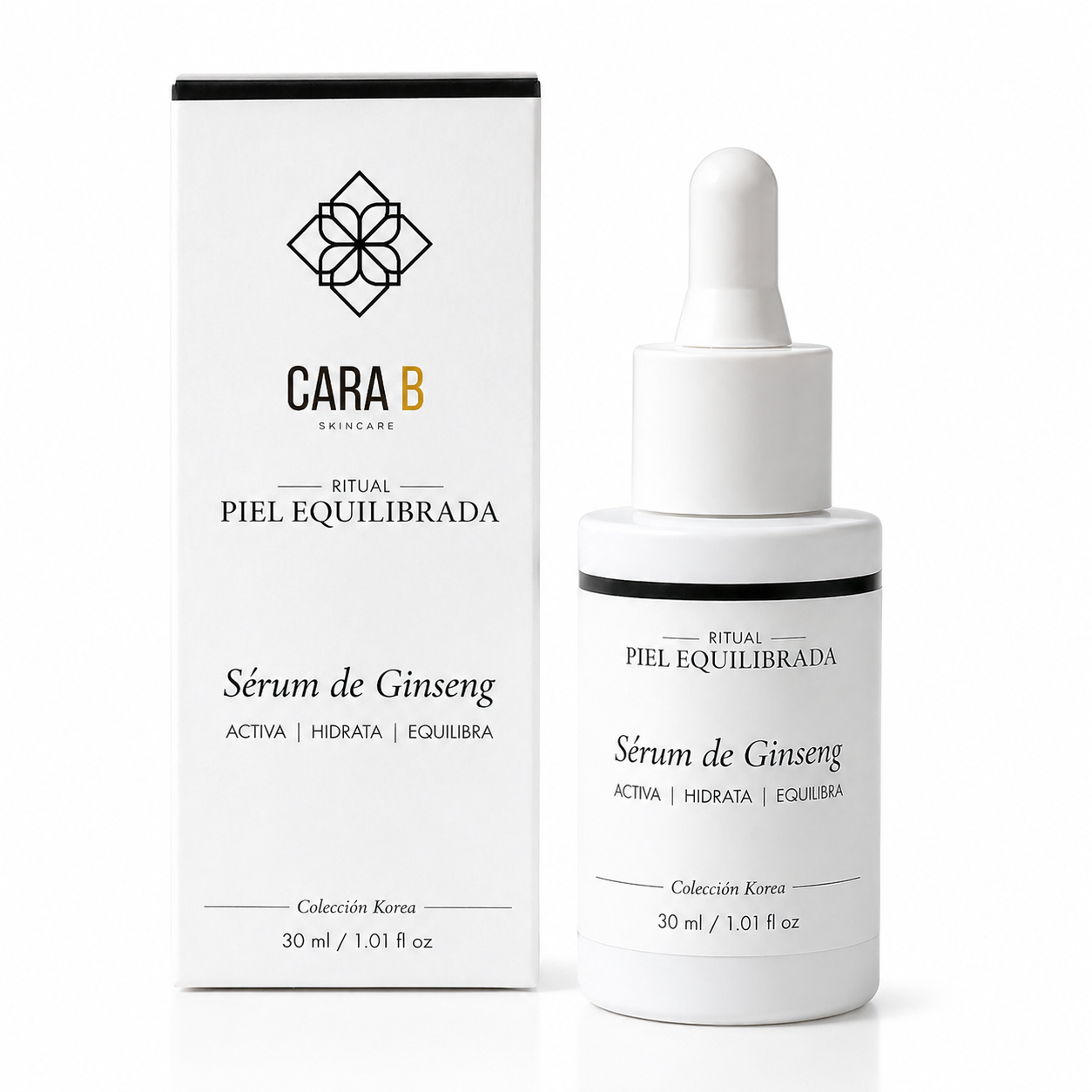 Sérum de Ginseng Colección Korea · Renovación Cellular y Luminosidad